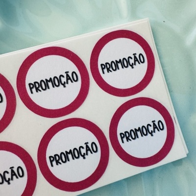 Autocolantes Circulares / PROMOÇÃO