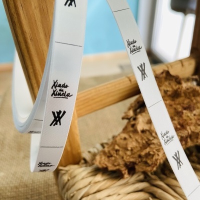 Etiquetas Monocromáticas | 1 cm largura | Dobradas