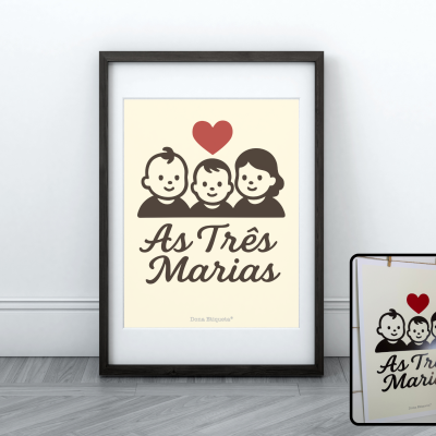 Poster decorativo | A sua marca | O seu Logotipo