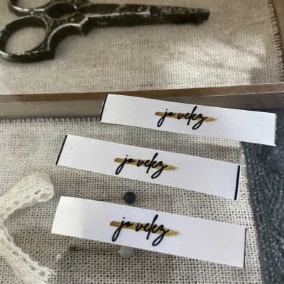 Etiquetas Alta Definição | Glossy | 1 cm Largura | Planas