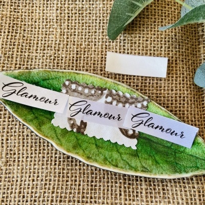 Etiquetas Monocromáticas | 1,5 cm Largura | Planas | TERMOCOLANTES