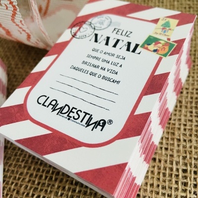 Cartões | Agradecimento NATAL | Personalizáveis | Papel Couché