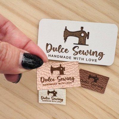 Etiquetas Napa Várias cores  | Planas | Retangulares  | até 3 cm