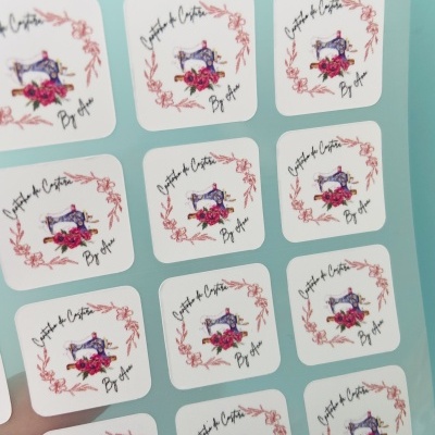 Etiquetas TermoAderentes || Quadradas  || Logotipos || MARCAS || 2,5 x 2,5 cm