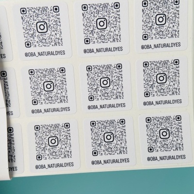 Autocolantes Quadrados |  personalizados com o seu Logotipo | Matte