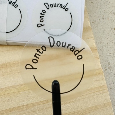 Autocolantes Circulares personalizados | Vinil Transparentes | Várias Medidas