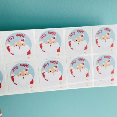 Autocolantes Pai Natal | Feliz natal | Matte