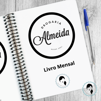 Livro de Registo Mensal | 50, 100, 150 páginas