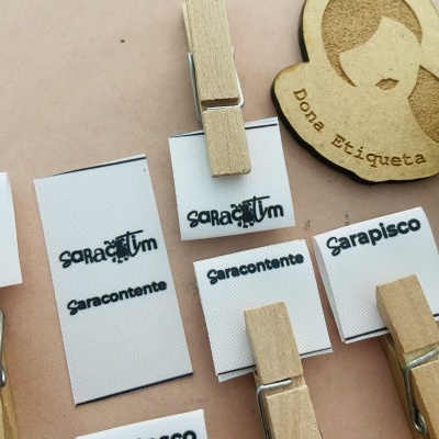 Etiquetas Alta Definição | MATTE | 2 cm Largura | Dobradas