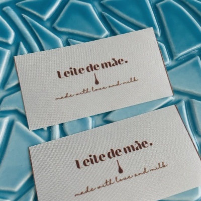 Etiquetas Alta Definição | MATTE | 3,5 cm Largura | Planas | Logo Horizontal