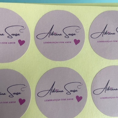 Autocolantes Circulares  | Glossy | Personalizados com o seu logótipo
