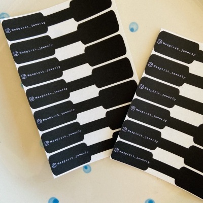 Autocolantes para Bijuterias | Marque de forma individual com logo e preço