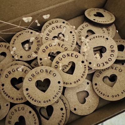Botões em Madeira | Coração | Personalize