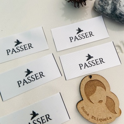 Etiquetas Alta Definição | 2,5cm Largura | Planas | Glossy