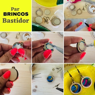 Bastidores para brincos (1 Par)
