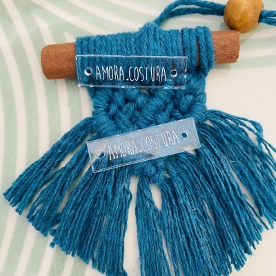 Etiquetas em Acrílico Transparentes 3 mm | Personalizáveis | Retângulares