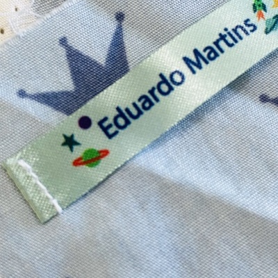 Etiquetas Alta Definição | Glossy | 1,5 cm Largura | Planas | Infantis