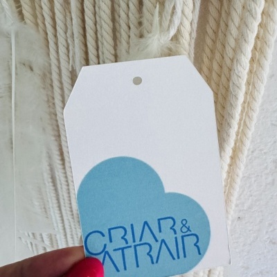 Tags Retangulares | Vertical  | Personalizado