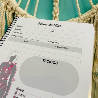 Livro para Modistas | 50, 100, 150, 200 páginas