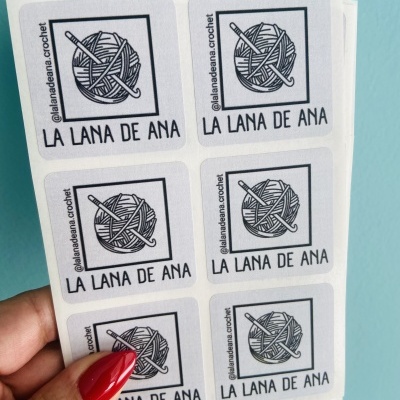 Autocolantes Quadrados |  personalizados com o seu Logotipo | Matte