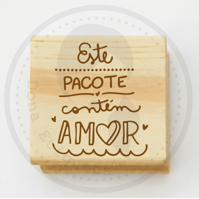 Carimbo | Coleção | Este pacote contém Amor | Várias Medidas