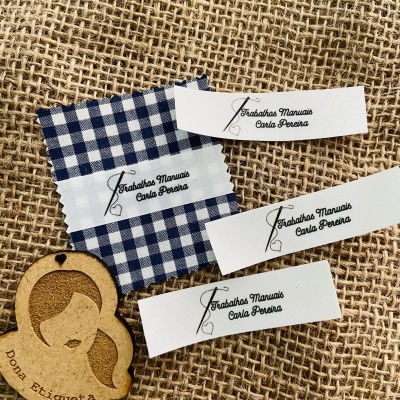 Etiquetas Alta Definição | Glossy | 1,5 cm Largura |  Planas | TERMOCOLANTES