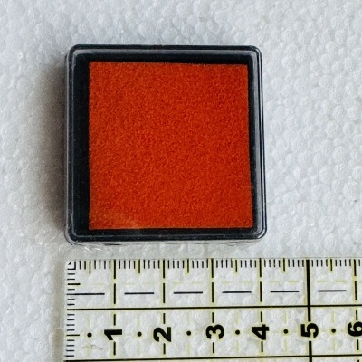 Almofadinha de Carimbo | 4 cm | Laranja