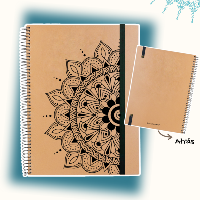 Capa em MDF | Mandala | Reutilizável