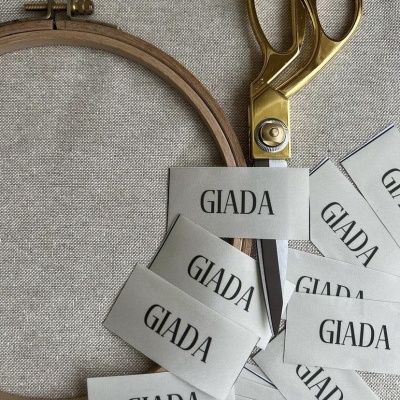 Etiquetas Alta Definição | MATTE | 3,5 cm Largura | Planas | Logo Horizontal