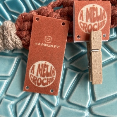 Etiquetas  Alta definição | Feltro | Dobradas | 3 cm | Anti Borboto