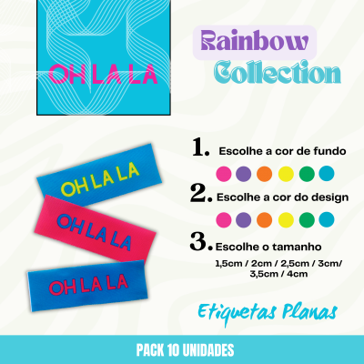 10 Etiquetas | OH LA LA | Personaliza tamanhos e cores