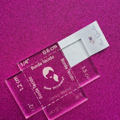 Gabarito de Medidas para Etiquetas | Acrilico