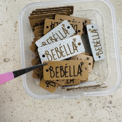 Etiquetas Napa Várias Cores | Planas | Retangulares arredondadas | até 3 cm