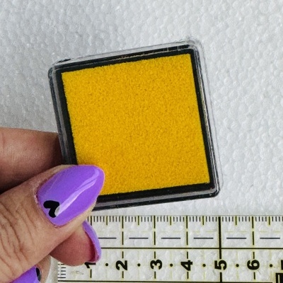 Almofadinha de Carimbo | 4 cm | Amarelo