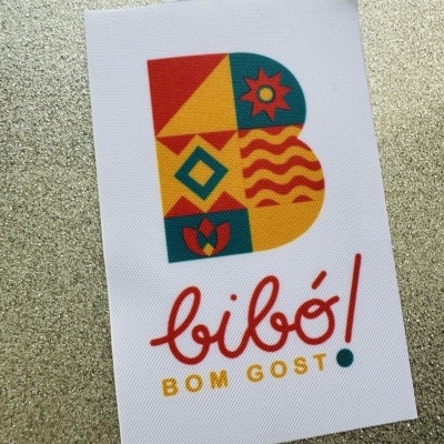 Etiquetas Alta Definição | 5 cm Largura | Planas | Logo Vertical | 25 uni. | MATTE