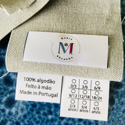 Etiquetas Poliamida | 3 cm Largura | Etiquetas de tamanho