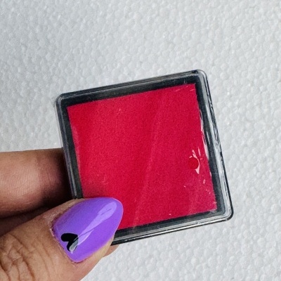 Almofadinha de Carimbo | 4 cm | Fuchsia