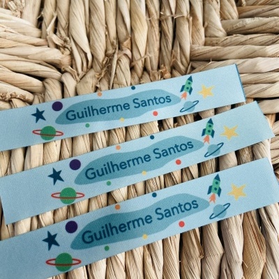 Etiquetas Alta Definição | Glossy | 1,5 cm Largura | Planas | Infantis