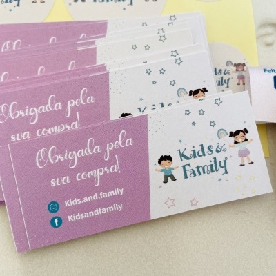 Mini Cartões de Visita | Personalizado