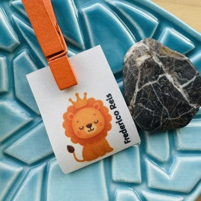 Etiquetas Alta Definição | MATTE | 3 cm Largura | Dobradas | Escolares