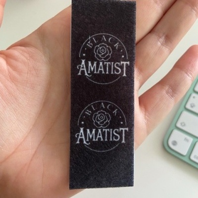 Etiquetas  Alta definição | Feltro | Dobradas | 3 cm | Anti Borboto