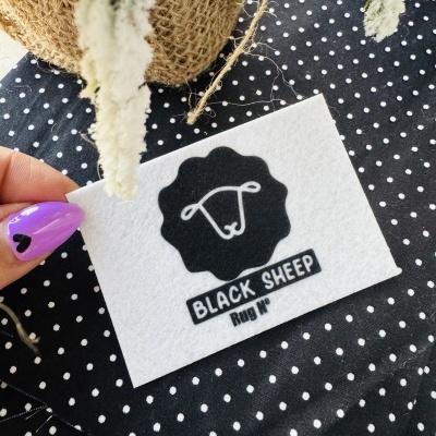 Etiquetas Alta Definição | Feltro | 5 cm Largura | Quadradas | Anti Borboto