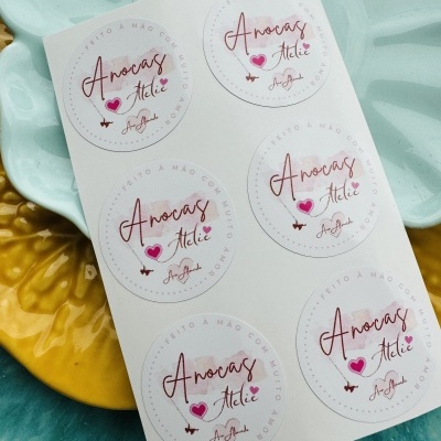 Autocolantes Circulares personalizados | Vinil | Várias Medidas