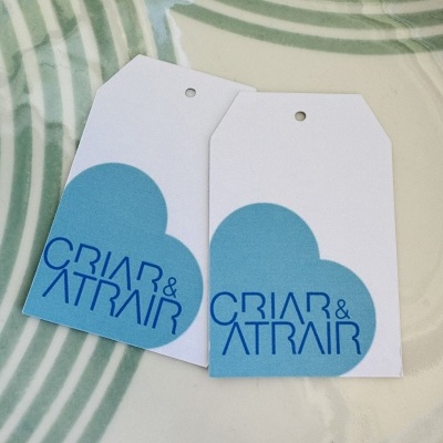 Tags Retangulares | Vertical  | Personalizado