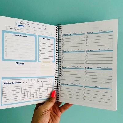 Agenda Semanal sem data | 150 páginas