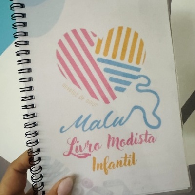 Livro para Modistas Infantil | 50, 100, 150, 200 páginas