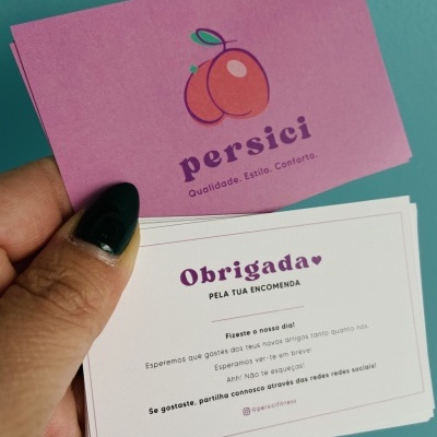 Cartões | Visita | Horizontal | Impressão Frente ou Frente e Verso