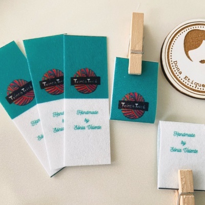 Etiquetas  Alta definição | Feltro | Dobradas | 3 cm | Anti Borboto