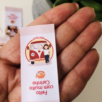 Etiquetas Alta Definição | Glossy | 2,5 cm Largura | Dobradas