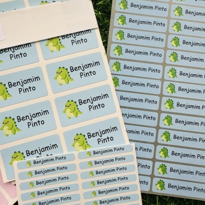 Pack etiquetas infantis - Pack autocolantes 80 + 25 + 20 unidades